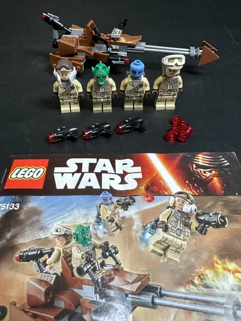 LEGO 75133 Star Wars Rebel Alliance Battle Pack Complete Set with Instructions