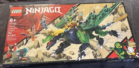2022 Lego Ninjago #71766 Lloyd's Legendary Dragon Building Set New In Box Read