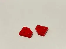 Lego 26601 Red Replacement Add-on Pieces Parts Lot of 2