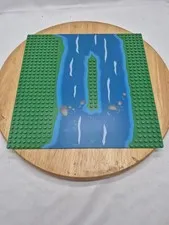 LEGO River Base Plate 32x32 Green Blue
