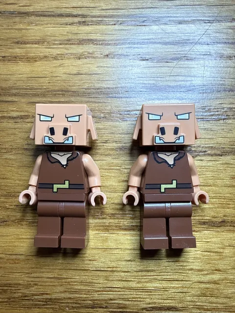 Lot Of 2 - LEGO Minecraft Piglin Minifigure