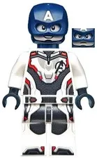 LEGO® Minifigure Super Heroes sh0560 Captain America White Jumpsuit Helmet