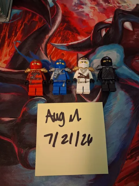 Lego Ninjago Rise of the Snakes Minifigure Lot of 4 Kai Jay Zane Cole ZX