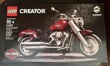 LEGO Creator Expert Harley-Davidson Fat Boy 10269 Complete Set 1023 Pieces