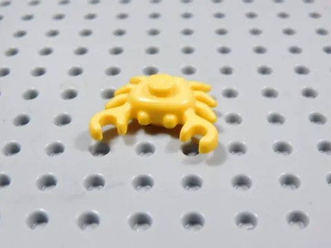 LEGO Bright Yellow Orange Crab Animal Minifig BG