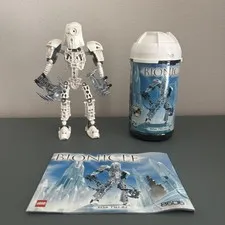 LEGO BIONICLE TOA METRU - TOA NUJU 8606 - COMPLETE WITH MANUAL AND BOX