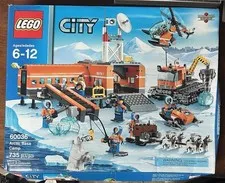 LEGO CITY Arctic 60036 Arctic Base Camp RETIRED Complete Set/Polar Bear/Dogs