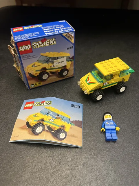 Lego Town Outback Racer 6550 100% Complete W/Box & Instructions