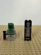 ORIGINAL Lego Star Wars Boba Fett with Han Solo in Carbonite