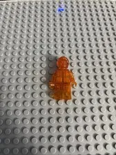 LEGO MONOFIGURE RAY IN TRANSPARENT ORANGE RARE