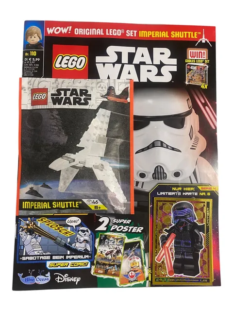 LEGO ® Star Wars Magazine Comic Booklet with Polybag No. 110 New Sealed