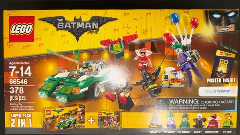 LEGO The BATMAN Movie Super Pack (66546) 2 in 1:  70903 Riddler 70900 Joker NEW!
