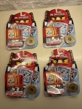 LEGO 2171 Lot Of 4 Ninjago DX ZANE WHITE DRAGON NINJA Spinjitzu Sealed!