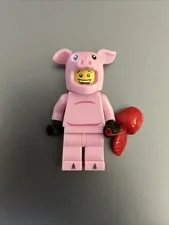 LEGO Piggy Guy Minifigure in Pink Pig Costume Collectible