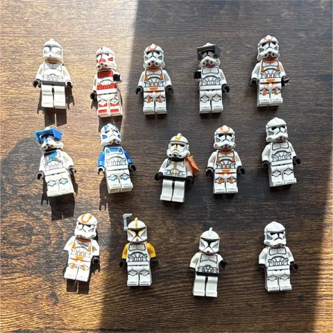 LEGO Star Wars Clone Trooper Minifigure Lot Plastic Minifigures Set
