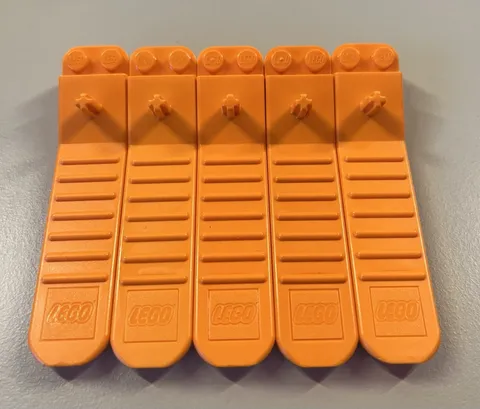 Lego Brick Separator Lot Of 5 Orange 96874 Genuine Parts Bulk Good Condition Lot