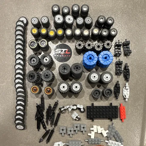 LEGO 100+ Wheels And Tires, 200+pcs. Technic, City, Marvel, Big to Small Sizes,