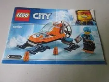 Lego Building Instructions Instruction City 60190 Snowmobile