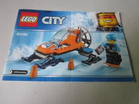 Lego Building Instructions Instruction City 60190 Snowmobile