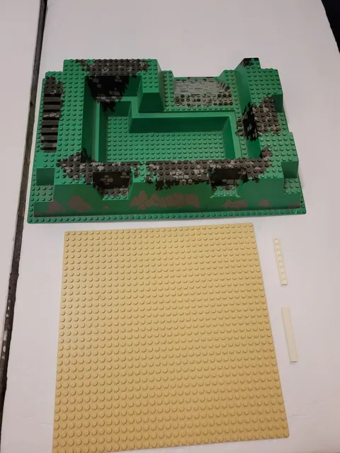 LEGO® Part 6261px1 - Baseplate, Raised 32 x 48 x 6 Stone Pattern