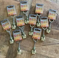 Lot Of 10 Lego Disney Star Wars Yoda Minifigure Key Chain New