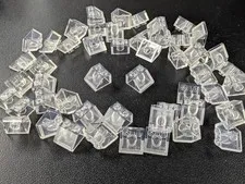 Lego 50x New Trans-Clear Slope 45 2 x 2  # 3039