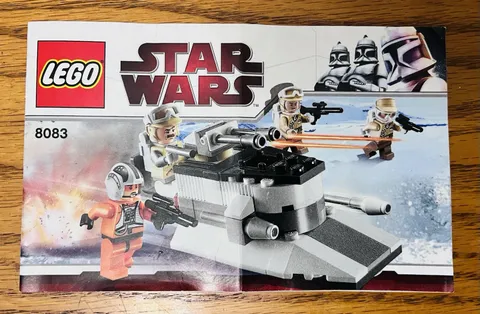 LEGO Star Wars Rebel Trooper Battle Pack Instruction Manual ONLY Set 8083