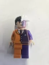 LEGO Two-Face Minifigure Orange and Purple Suit, SH0007