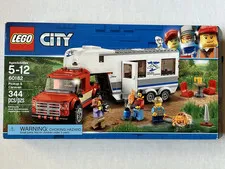 LEGO CITY Pickup & Caravan 60182 New Open Box Sealed Bags Retired Set Trailer