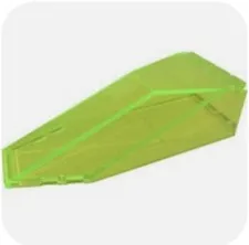 Lego 1x 2507 Trans-Neon Green Windscreen 10 x 4 x 2 1/3 Canopy Blacktron II