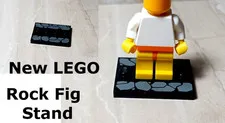 New LEGO Halloween Minifigure Stand Rock Monster Printed Stones Elf Ghoul Goblin