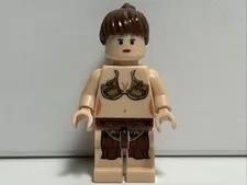Lego Star Wars Minifigure Princess Leia Jabba's Slave Outfit SW0085
