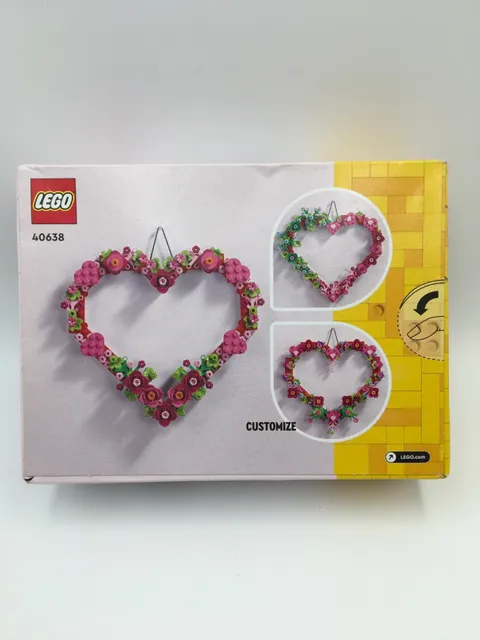 LEGO 40638 Heart Ornament 254pcs Sealed Box - Can Customize for Valentine’s Day!