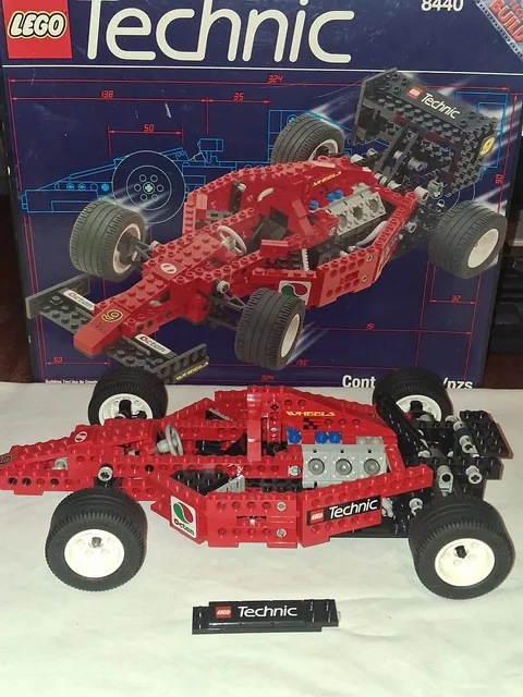 Lego 8440 Technic Formula Flash Used w/ Box No Manual Incomplete Partial Build