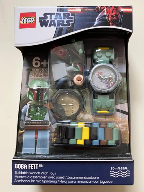 Lego 9003370 Boba Fett watch minfigure Star Wars 2010 Brand New + Sealed MIP