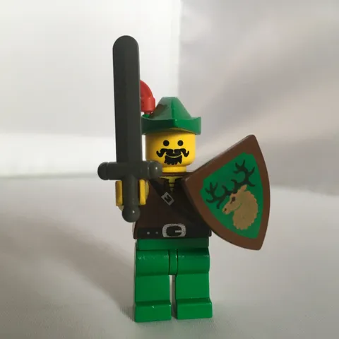 Castle LEGO Dark Forest Forestman Set 6079 Vintage Minifigure (cas004)