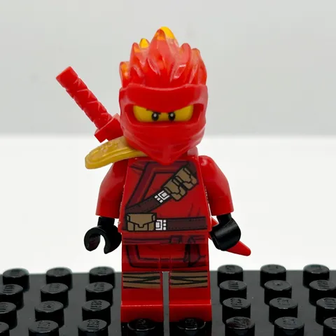 LEGO Ninjago NJO538 Kai FS Minifigure Red Ninja Spinjitzu Authentic EUC
