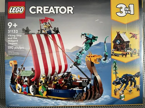 LEGO. CREATOR 3 in 1: Viking Ship and the Midgard Serpent (31132). Sealed Box.