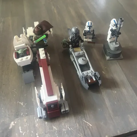 LEGO Bulk Lot Minifigures & Vehicles w/ Assorted Parts, Multicolor Bag