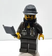 LEGO 1999 Minifigure Rock Raiders Docs + Gray Shovel rck003 For 4930 4990 4980