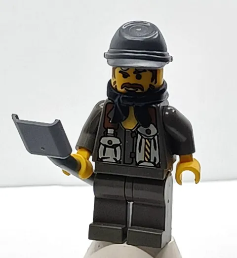 LEGO 1999 Minifigure Rock Raiders Docs + Gray Shovel rck003 For 4930 4990 4980