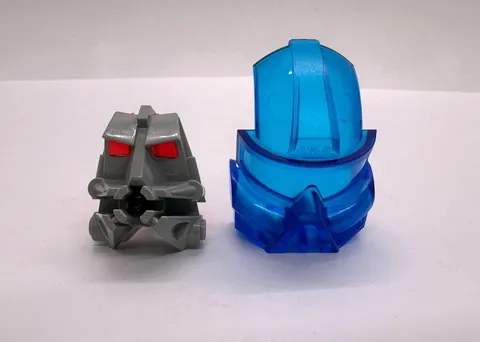 Lego Bionicle Kanohi Kaukau Mask Water Breathing 32571 Translucent Blue & Head