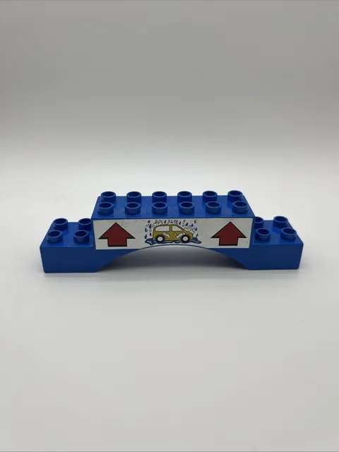 LEGO DUPLO Large blue arch brick (2 x 10 x 2 arch) Car Wash