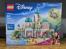 LEGO 43267 Disney Princess Castle & Royal Pets Building Toy, 787 Pcs, For 6+