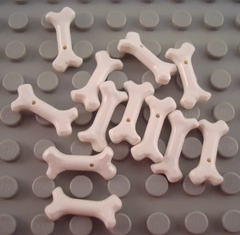 LEGO Lot of 12 White Small Animal Bone Minifigure Accessories