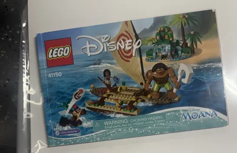LEGO Disney Moana's Ocean Voyage 41150 Instruction Manual ONLY Retired
