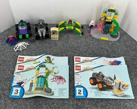 LEGO Spidey Amazing Friends Sets Lot of 4 with Minifigures 98% Complete