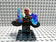 LEGO DC / X-Men Minifigure - Storm Black Suit - SH0116 from set 76022