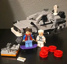 LEGO Ideas Back to the Future DeLorean Time Machine 21103 401pc w/ Instructions