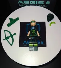 LEGO DC Green Arrow Minifigure Sh0465 Pristine Brand New Never Assembled